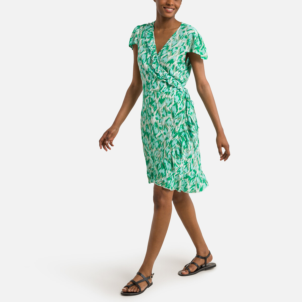 Платье С принтом XL зеленый LaRedoute, размер XL - фото 2