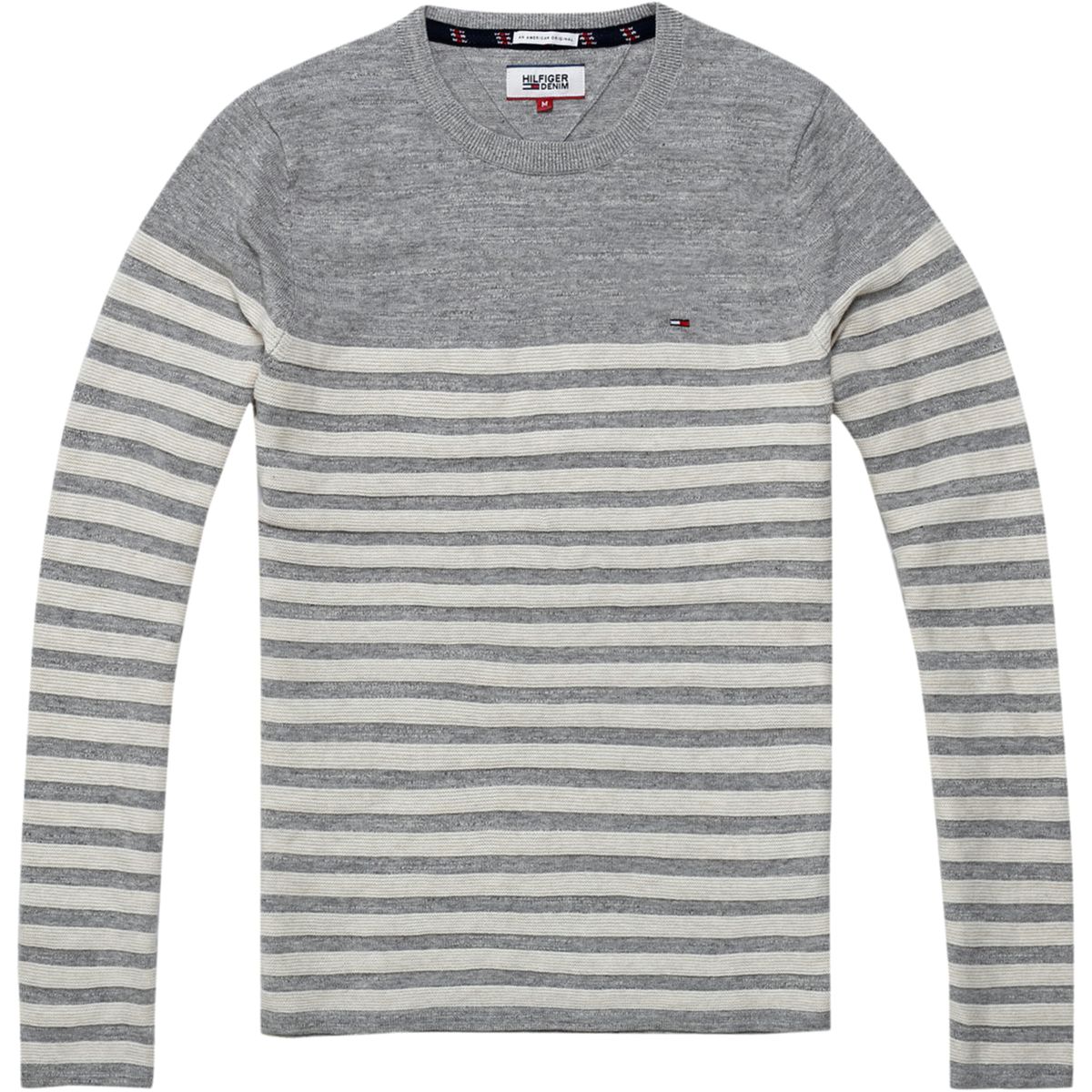 Pull rayé en coton