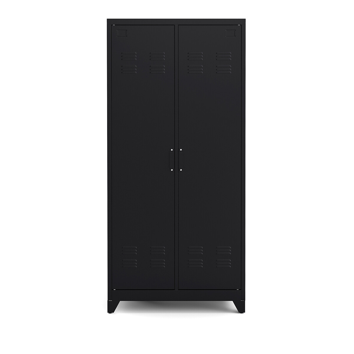 Шкаф С 2 дверками из металла Hiba единый размер черный
