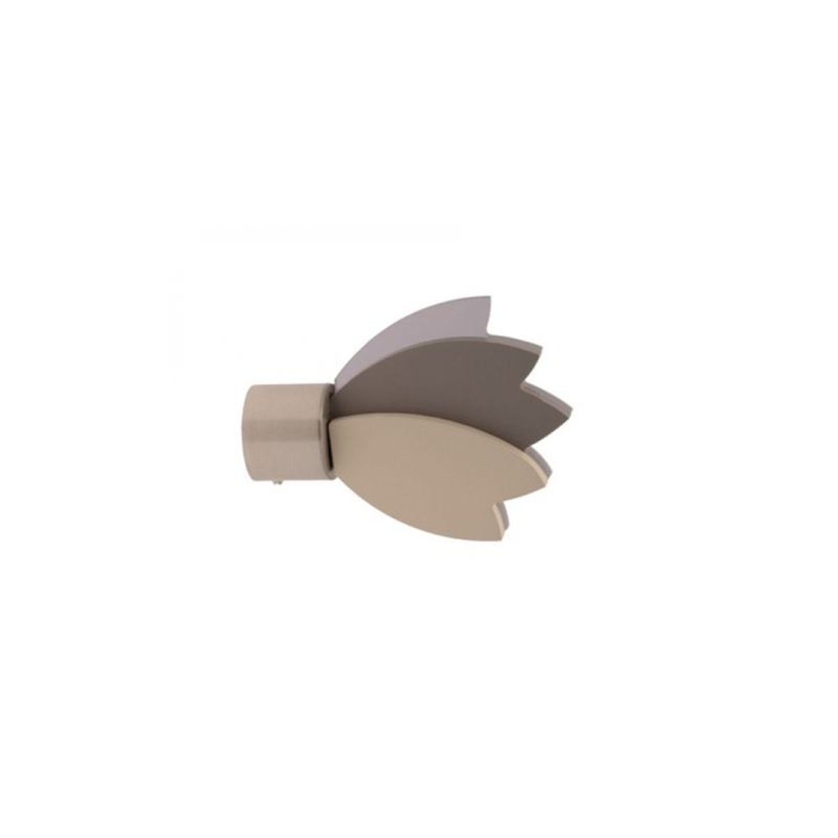 Embout Lotus ø 28mm Taupe