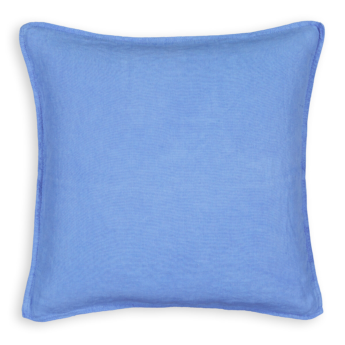 Чехол На подушку 40 x 40 см осветленный лен Linot 40 x 40 см синий LaRedoute, размер 40 x 40 см