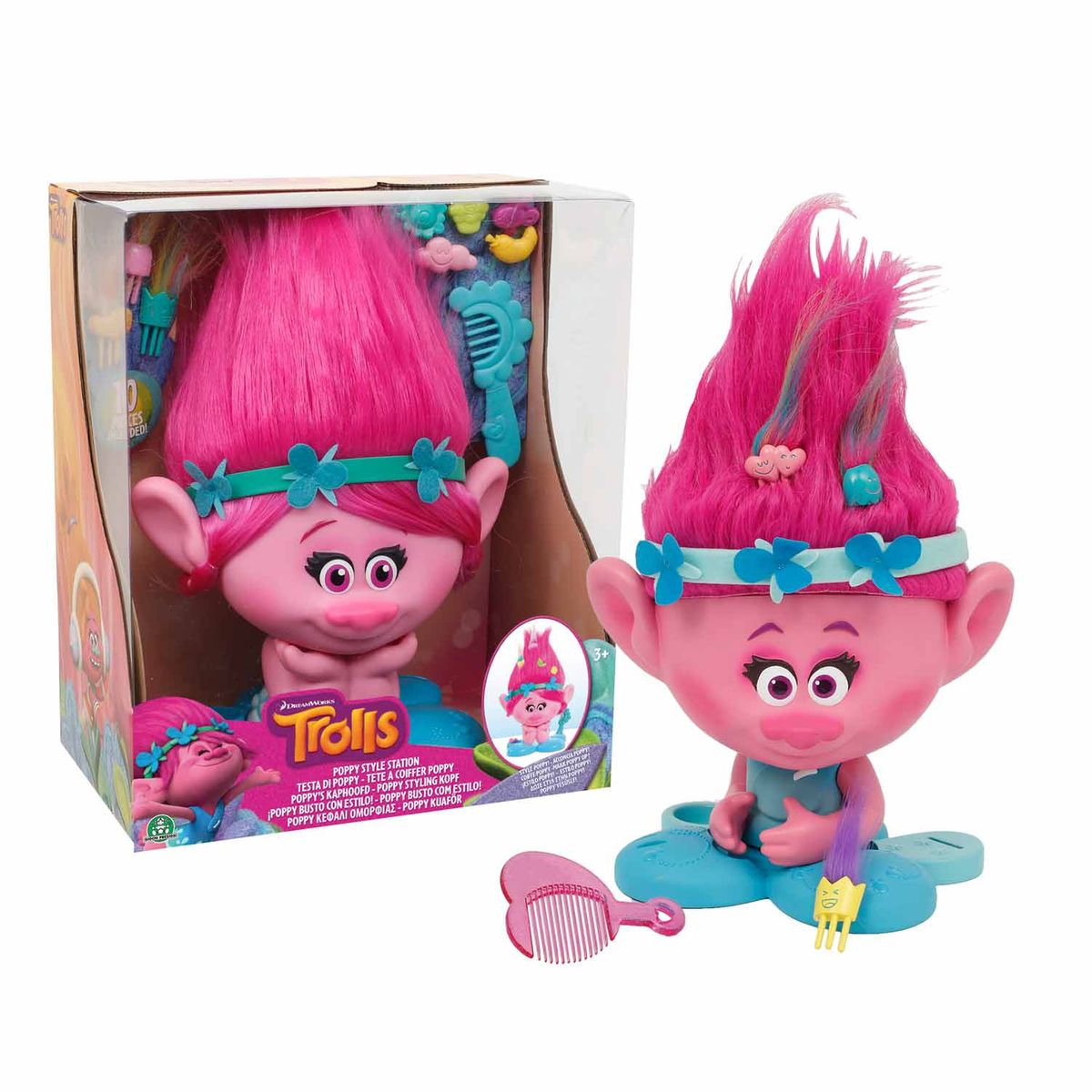 Tête à Coiffer Les Trolls : Poppy
