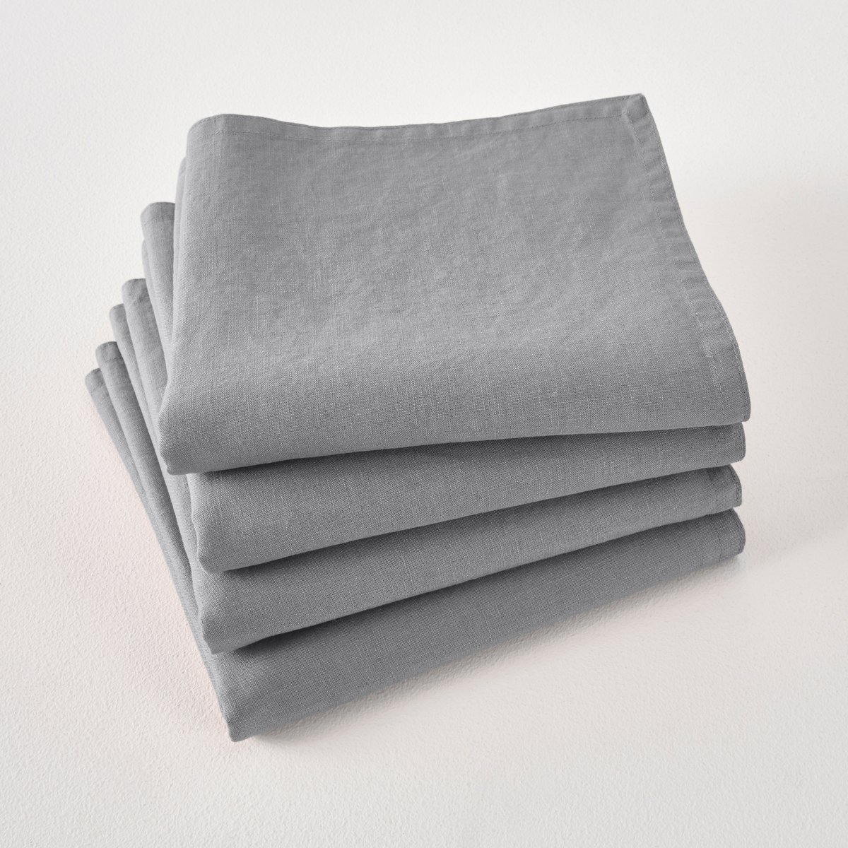 

Комплект из салфеток Victorine La Redoute, Серый, Из осветленного льна 45 x 45 см серый