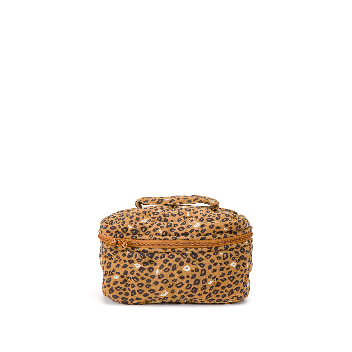 Несессер из хлопчатобумажной газовой ткани Wild lopard единый размер черный комбинезон из хлопчатобумажной газовой ткани с цветочным принтом 5 бежевый