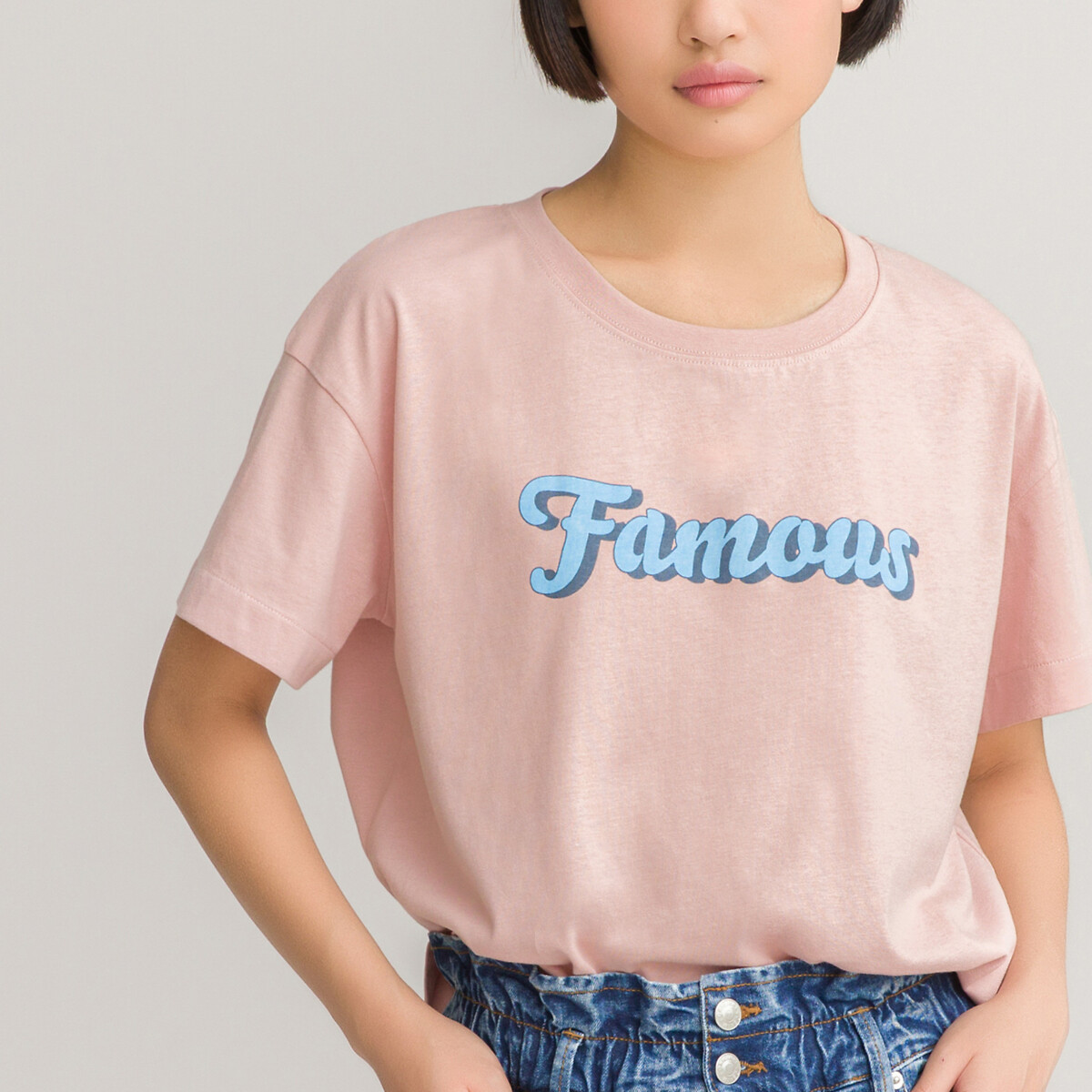 

Футболка LaRedoute, Розовый, Футболка с рисунком 10-18 лет 10 розовый