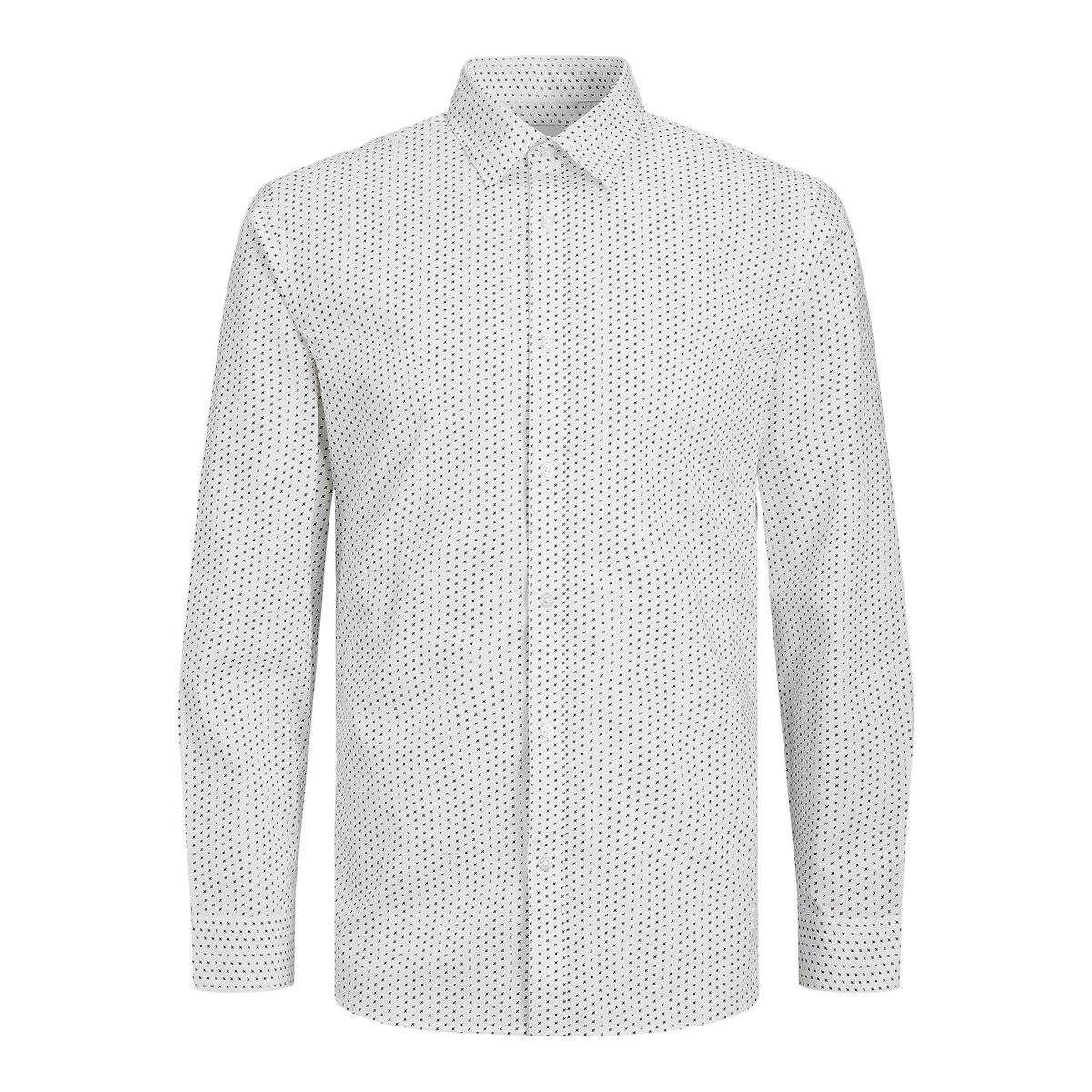 Рубашка с принтом  XS белый LaRedoute, размер XS