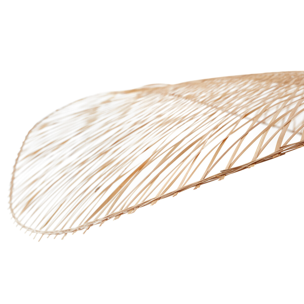 Абажур LA REDOUTE INTERIEURS Абажур Воздушный из бамбука 130 см Ezia единый размер бежевый - фото 3