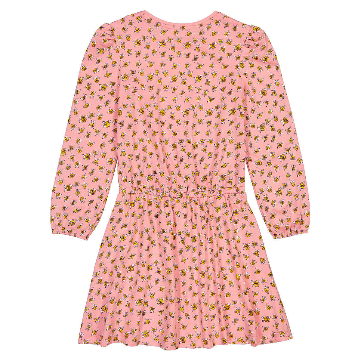 Платье С длинными рукавами и принтом цветы 3 года - 94 см розовый LaRedoute, размер 3 года - 94 см - фото 4