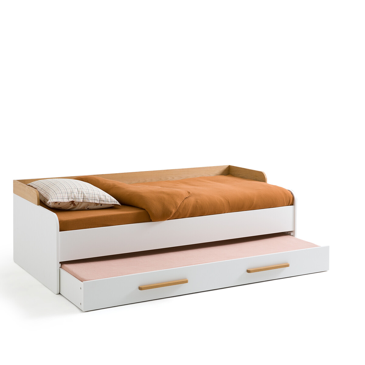 Кровать-кушетка LaRedoute Раздвижная с основанием Arturo 90 x 190 см белый, размер 90 x 190 см - фото 3