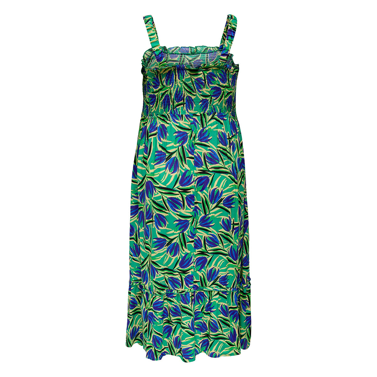 Платье Миди без рукавов с принтом 60 зеленый LaRedoute, размер 60 - фото 2