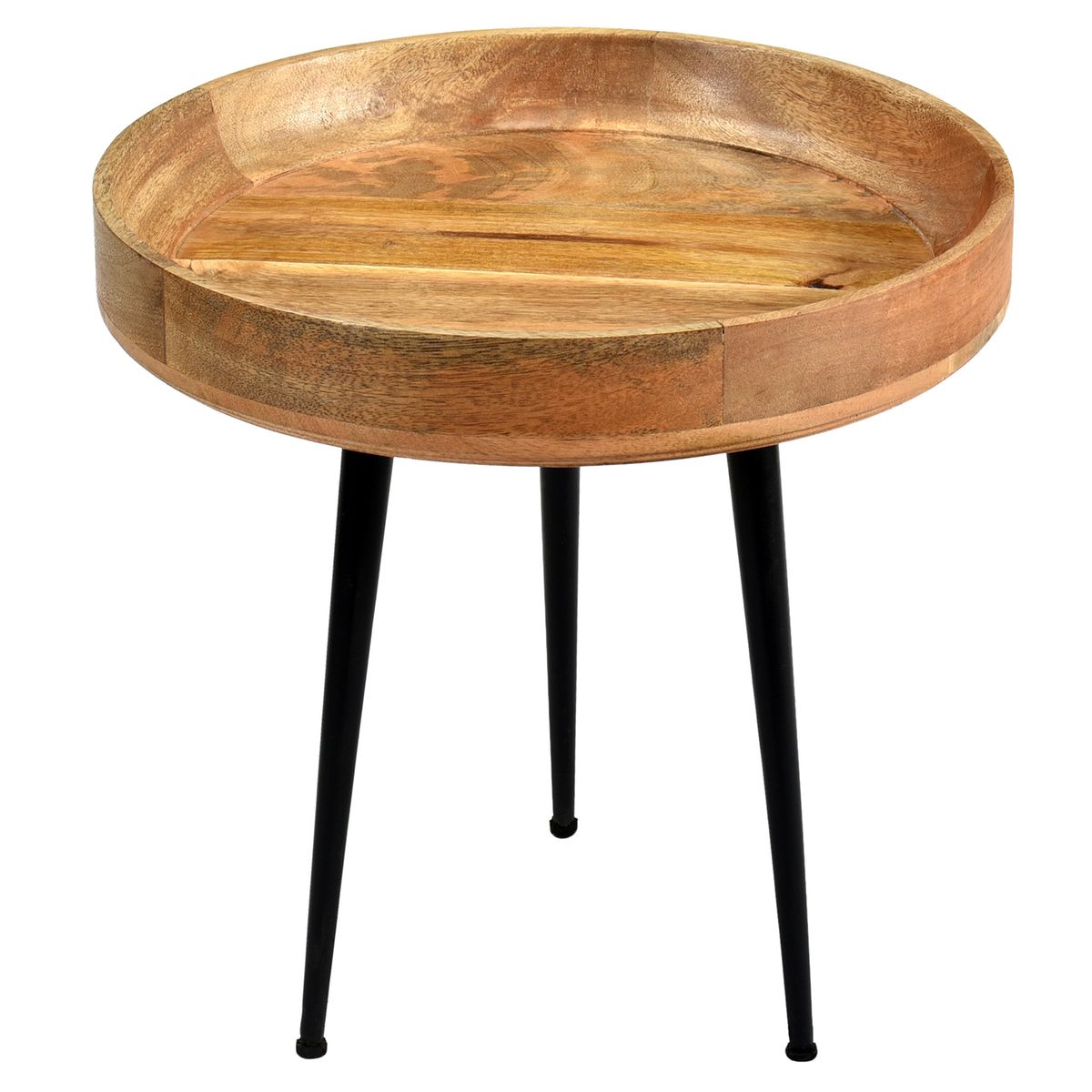 Table basse ronde Chiba bois clair