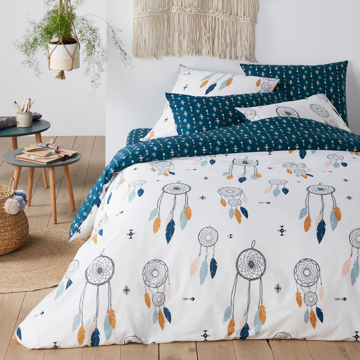 Housse de couette pur coton NOELIE