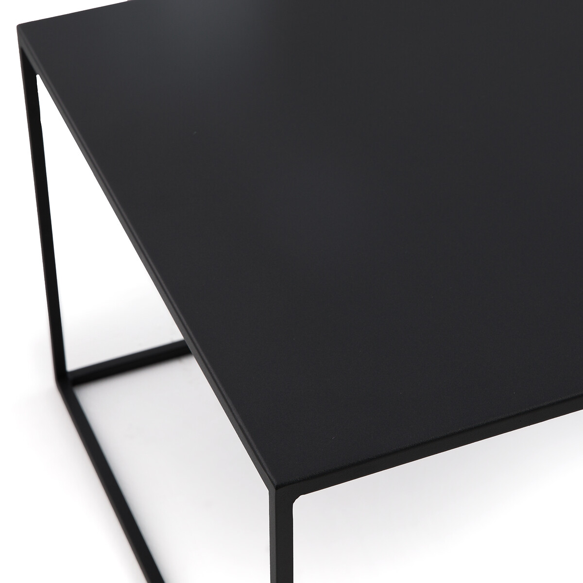 Стол журнальный ограничитель дивана из стали Hiba  единый размер черный LaRedoute - фото 3