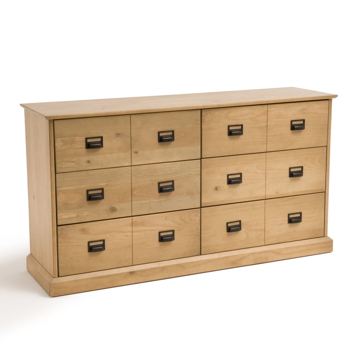 Image of Lindley Solid Pine 6-Drawer Chest