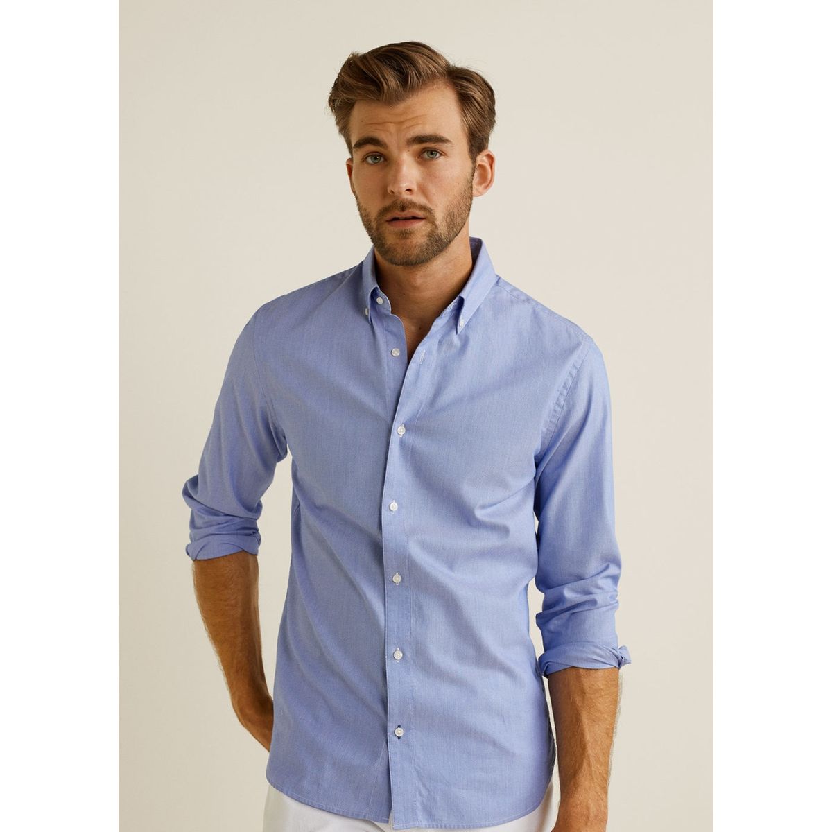 Chemise slim-fit coton