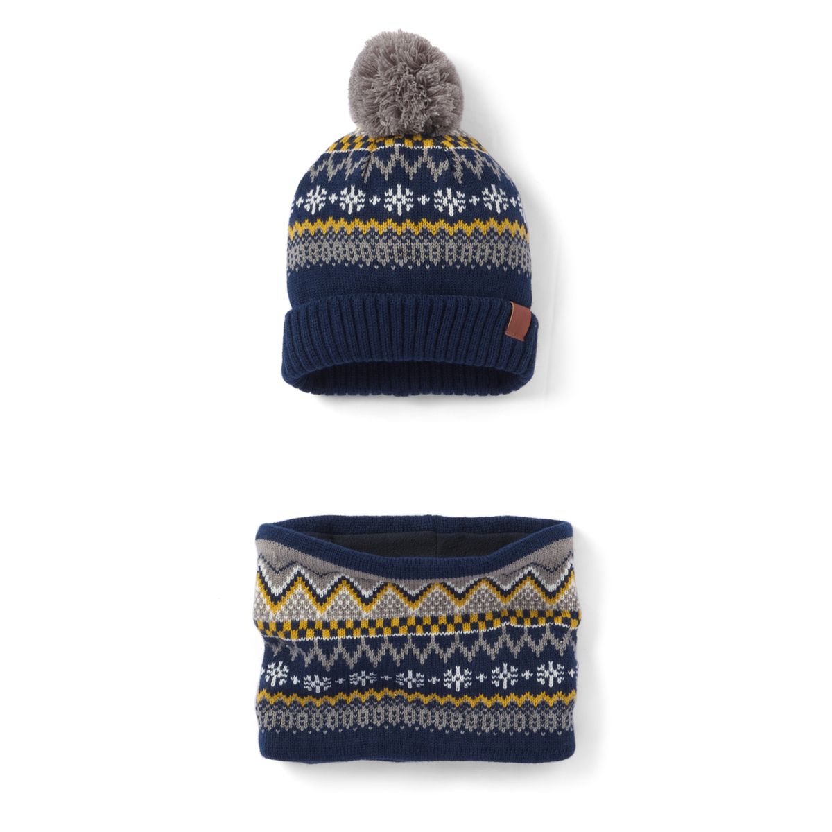 Bonnet et snood, lot de