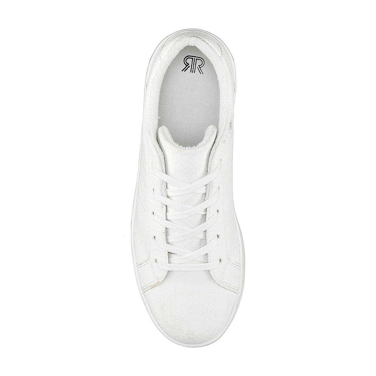 Кроссовки La Redoute На шнуровке 39 белый, размер 39 - фото 4