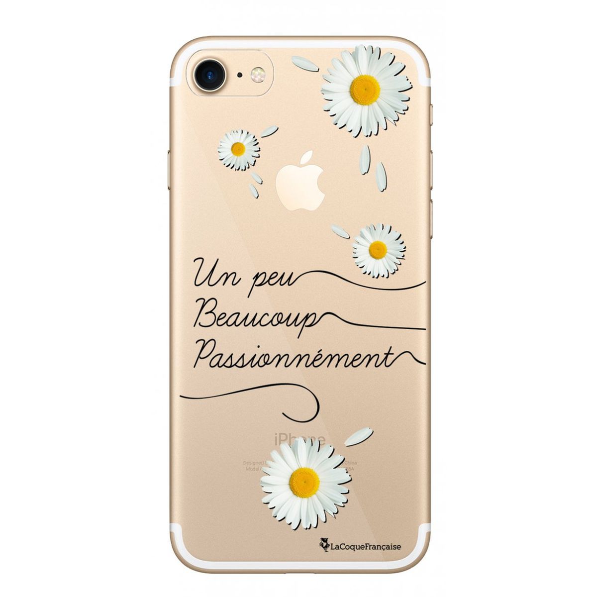 Coque iPhone 7 iPhone 8 rigide transparente, Un peu beaucoup, La Coque Francaise®
