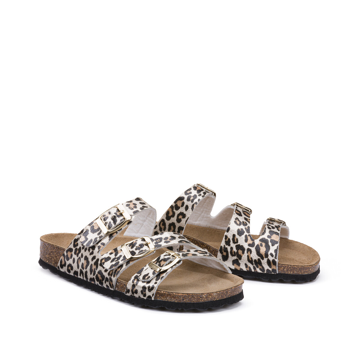 Туфли Без задника с леопардовым принтом 36 бежевый LaRedoute, размер 36 - фото 3