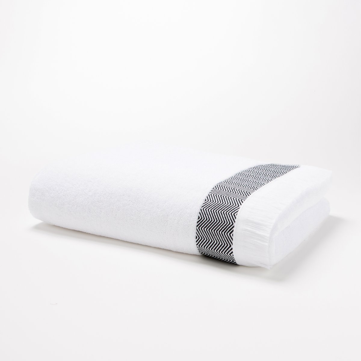 

Полотенце La Redoute, Белый, Банное большое гм FRINGES 100 x 150 см белый