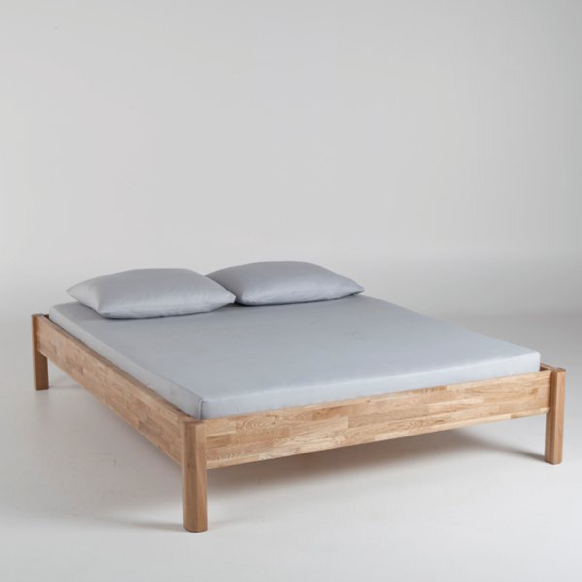 Кровать La Redoute Из массива дуба без сетки Zulda 160 x 200 см каштановый