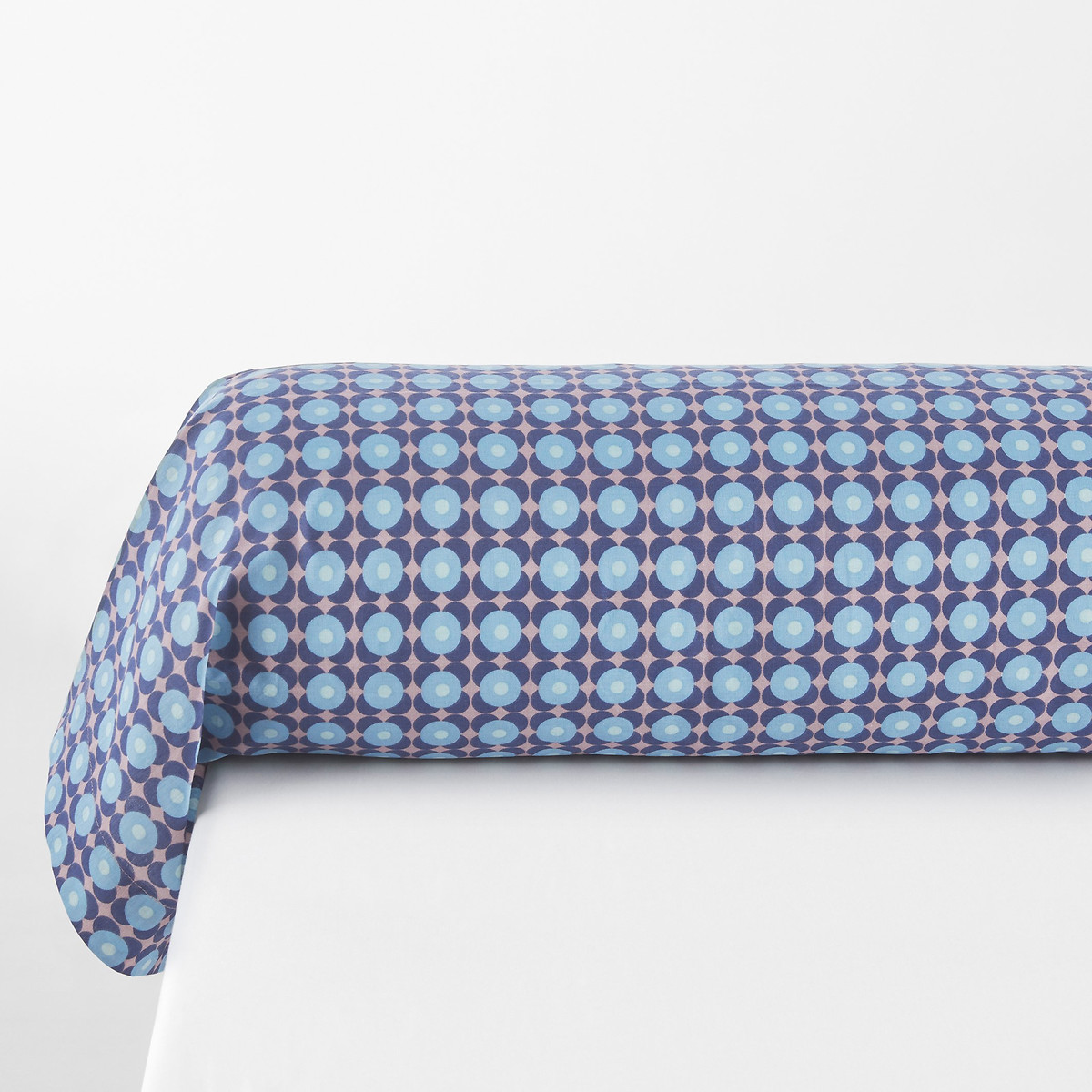 Чехол На подушку-валик из хлопка Miss China 85 x 185 см фиолетовый