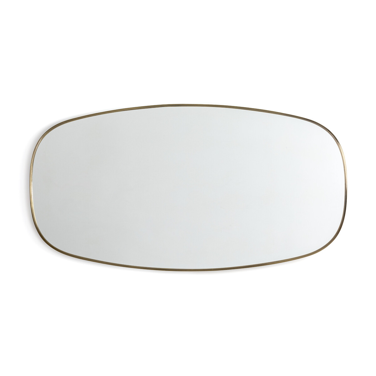 Зеркало LaRedoute С рамкой из искусственно состаренной латуни Д1 м Caligone единый размер золотистый - фото 3