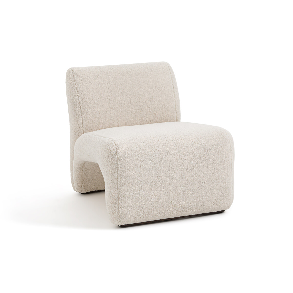 Кресло из ткани букле Olena единый размер бежевый подставка для ног из ткани букле alpine единый размер бежевый