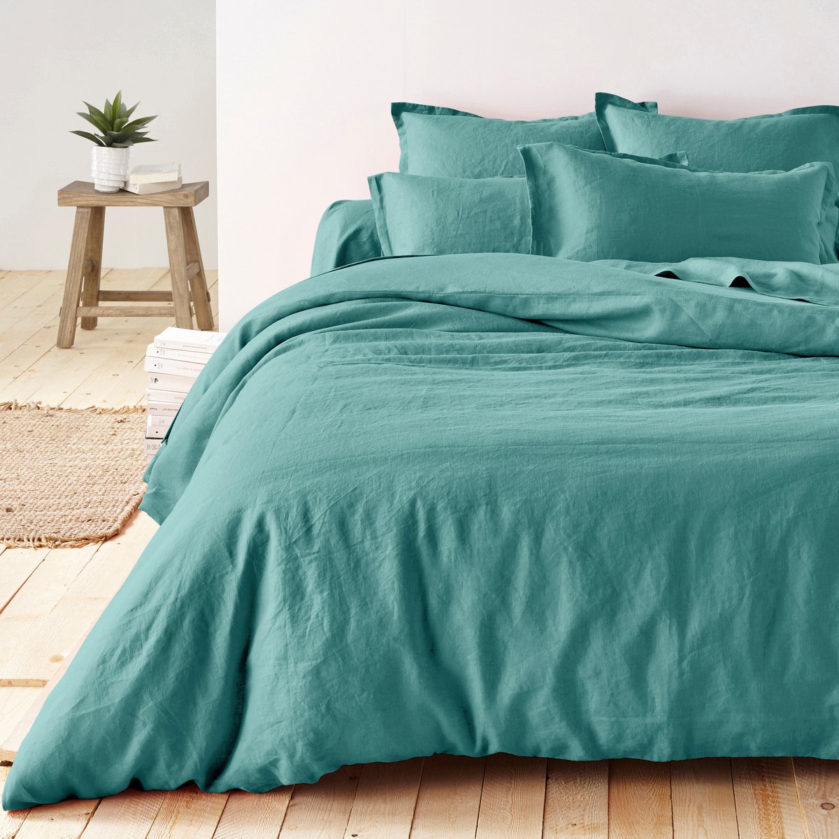 

Пододеяльник La Redoute, Синий, Из осветленного льна 260 x 240 см синий