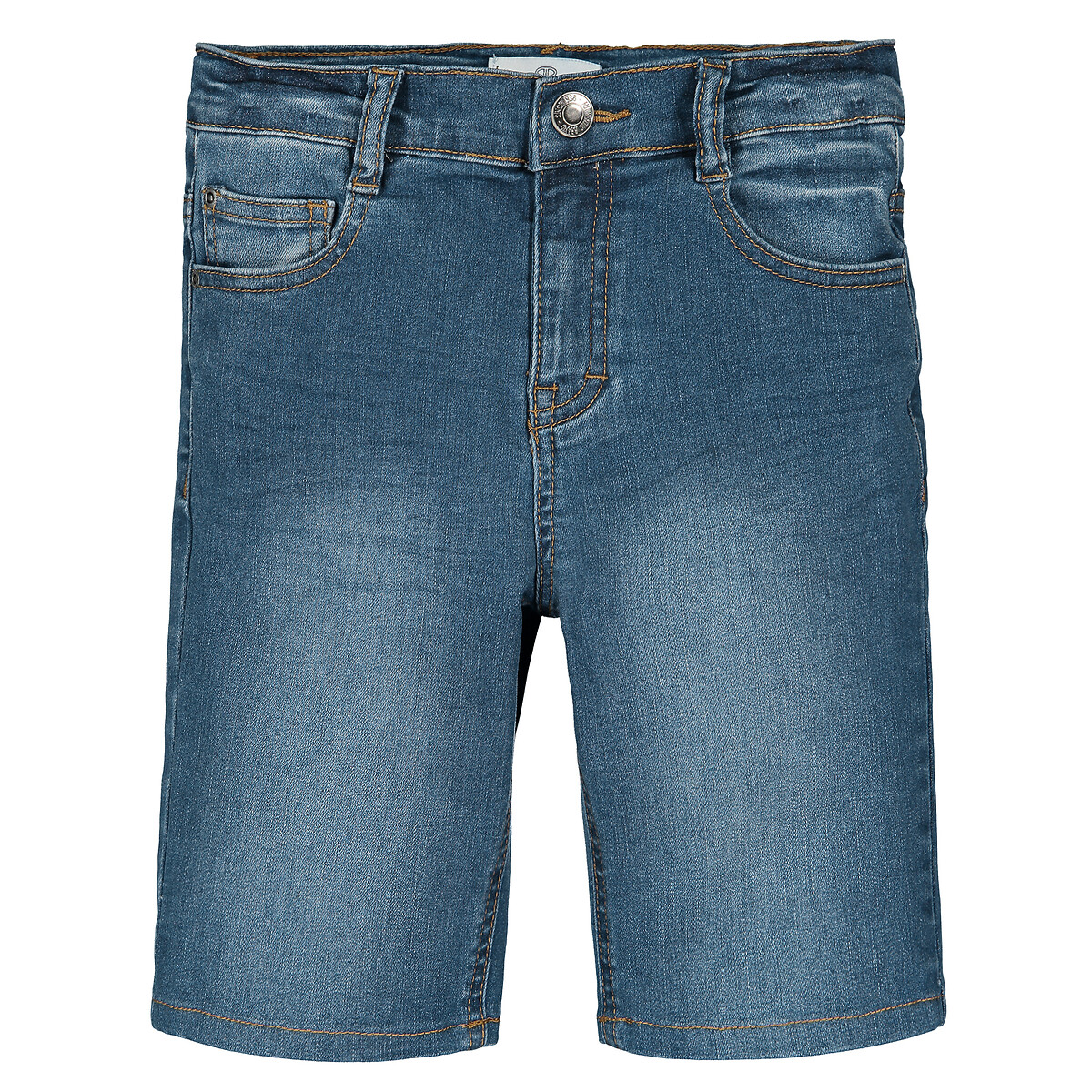 Бермуды Из джинсовой ткани 10 синий LaRedoute, размер 10 - фото 3