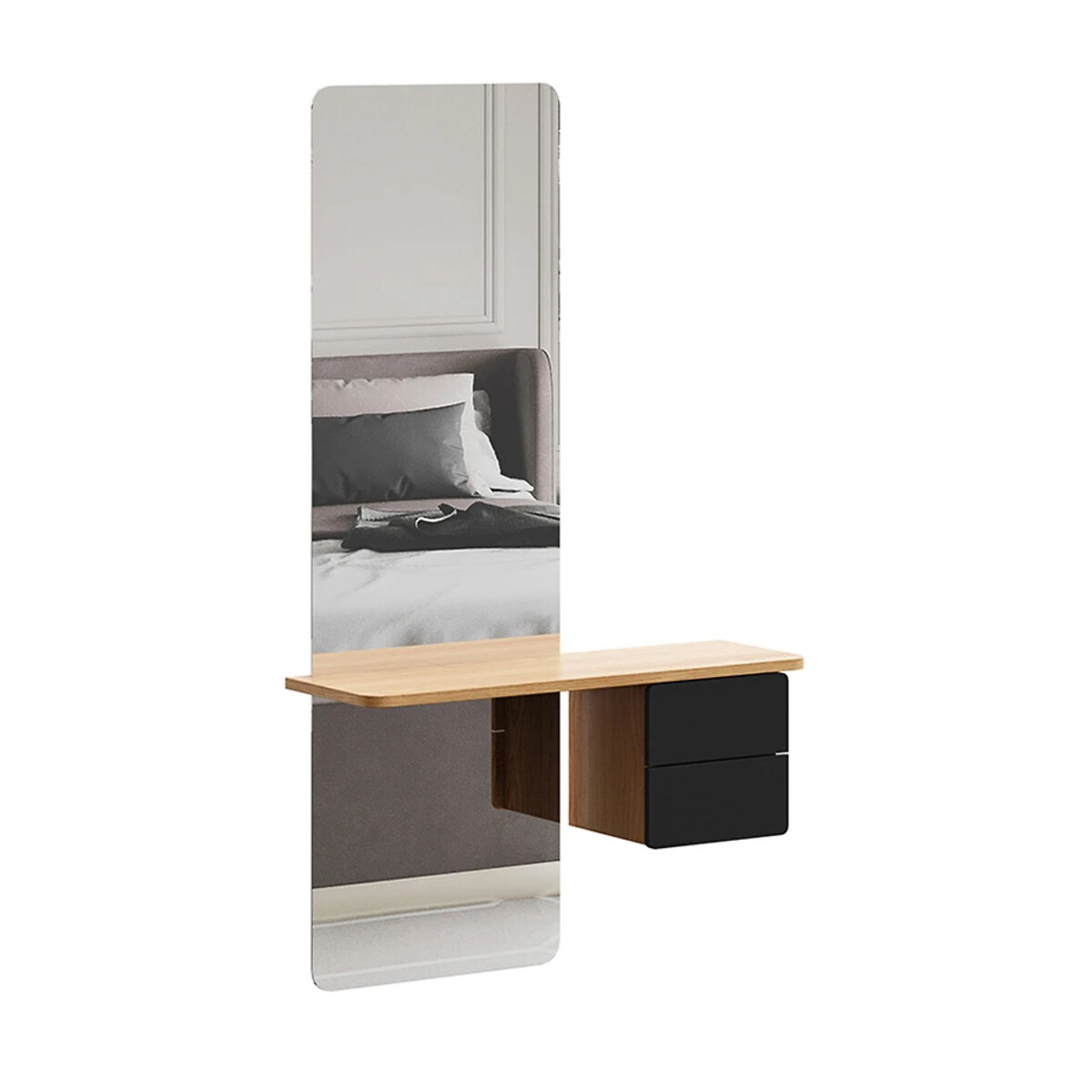 Зеркало Mede единый размер каштановый стол кофейный clio корбридж черный металл