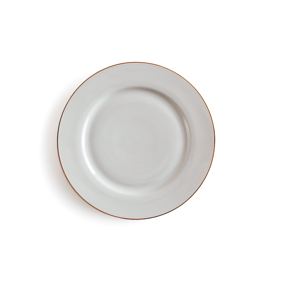 Комплект из 4 плоских тарелок Histoire Or единый размер белый