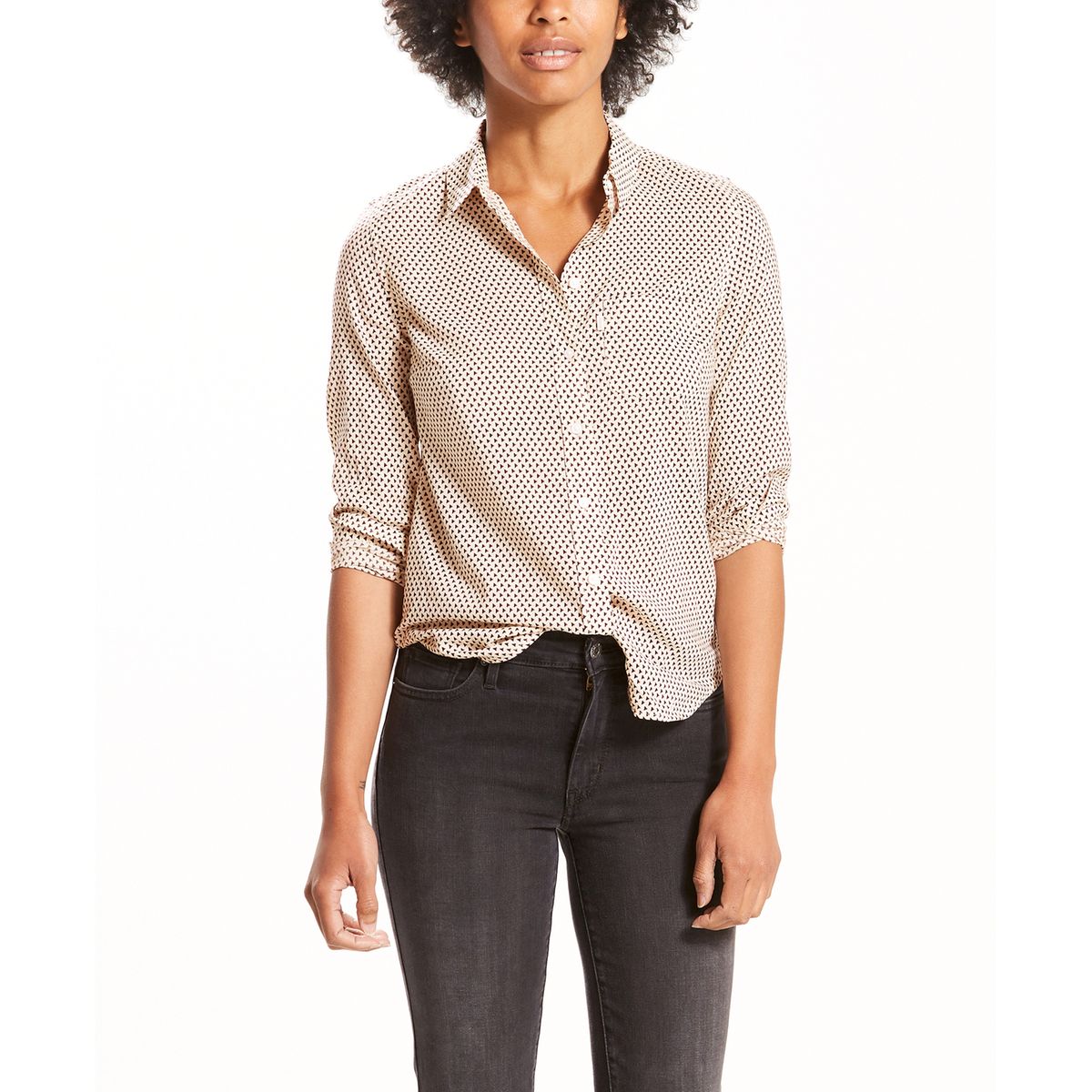 Chemise col polo, chemise imprimé