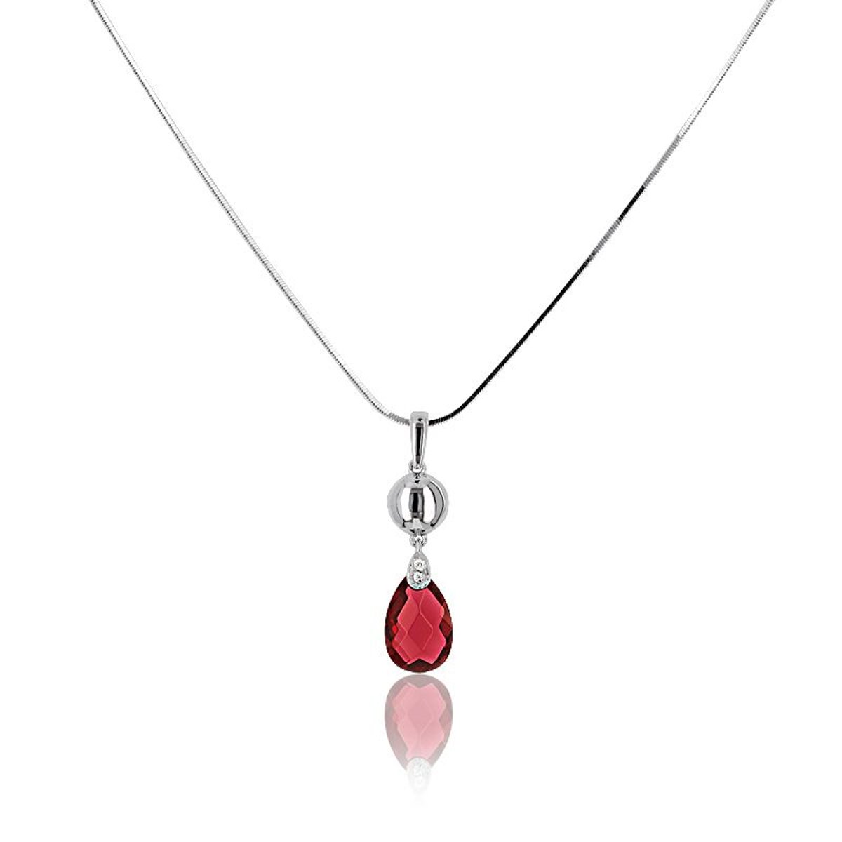 Collier Argent 925/1000 Oxyde de Zirconium