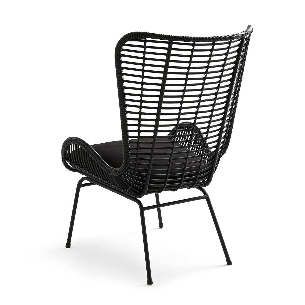 Кресло Садовое из металла и полимера Andy единый размер черный LaRedoute - фото 4