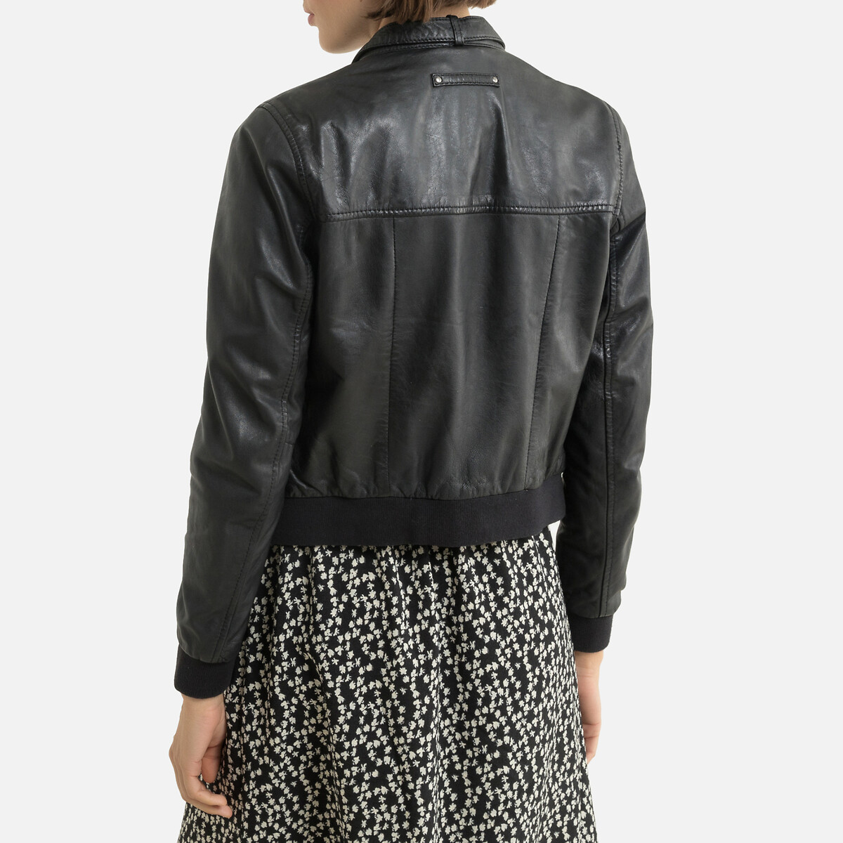 Короткая OAKWOOD Кожаная куртка приталенного покроя BETTY S черный, размер S - фото 4