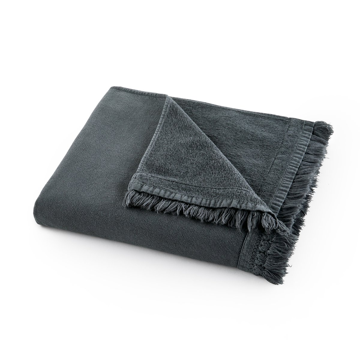 

Полотенце La Redoute, Черный, Большое банное из хлопка и льна Kiramy 100 x 150 см черный