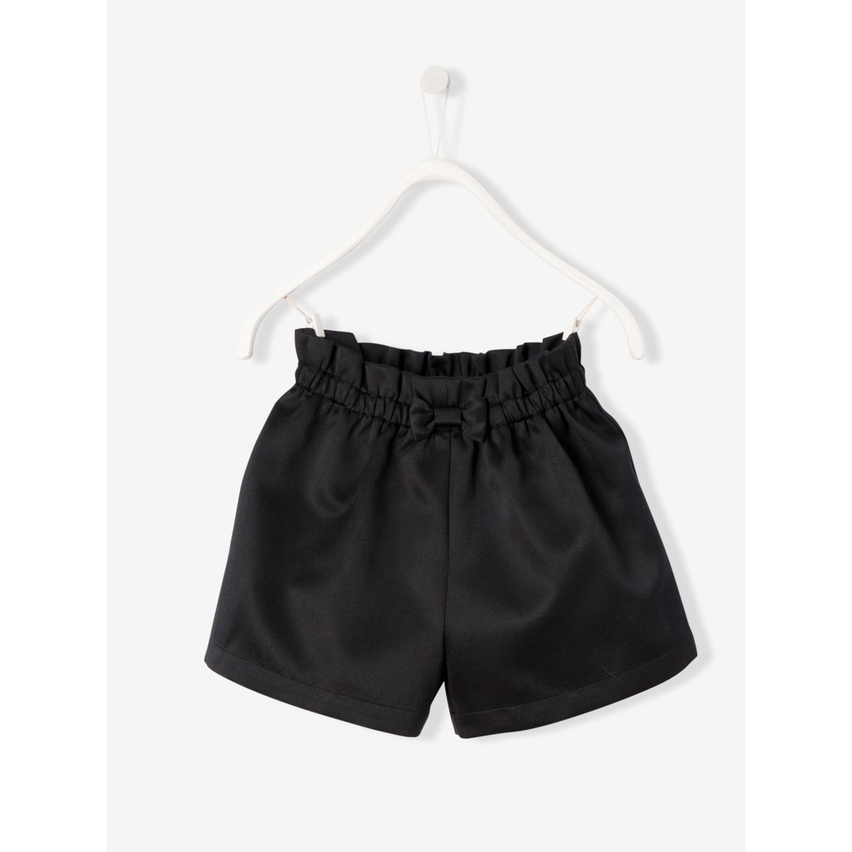 Short fille en satin