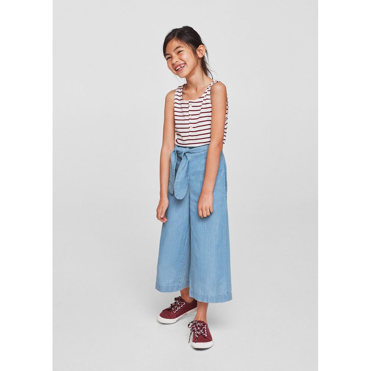 Jupe-culotte noeud