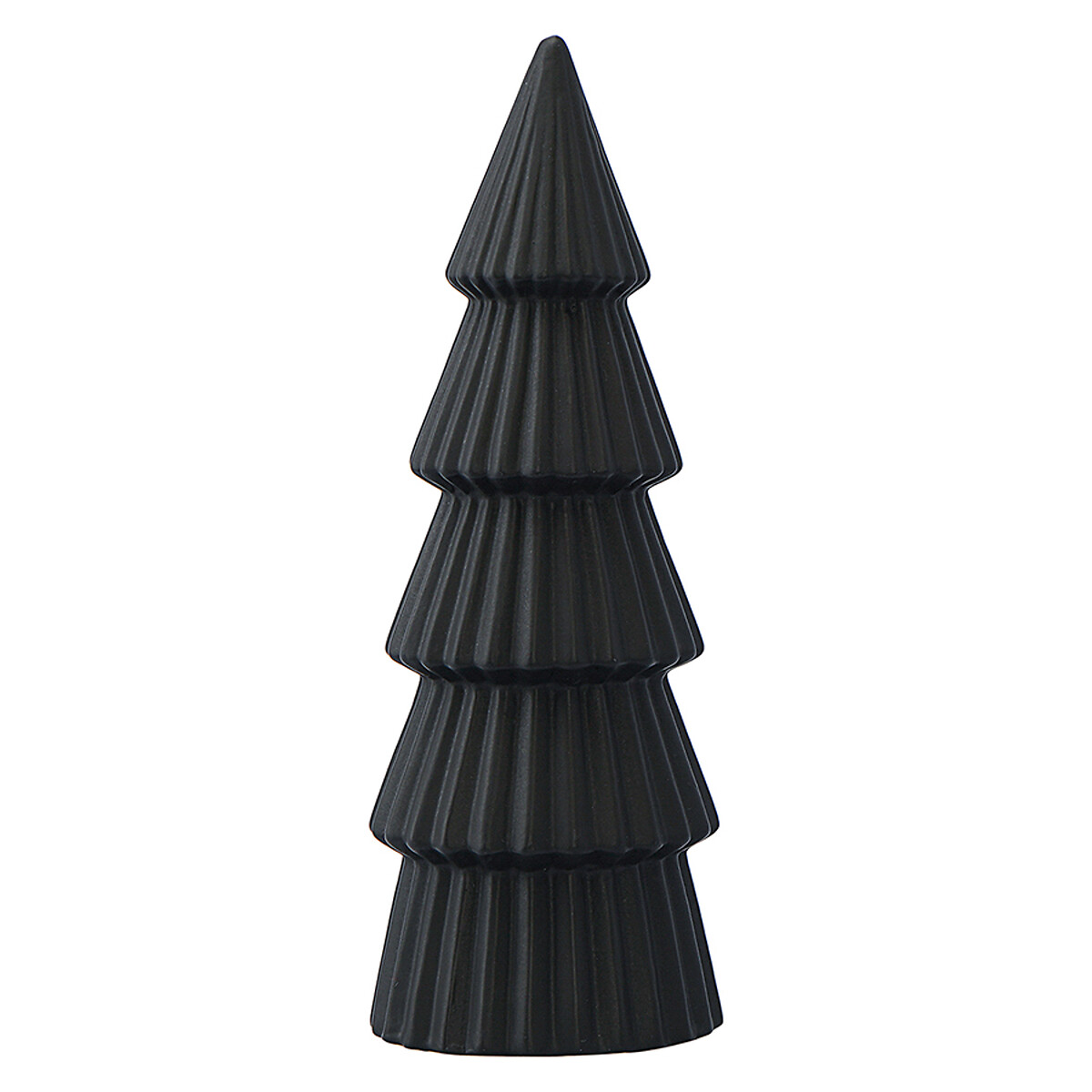 Декор новогодний из фарфора Xmas Tree из коллекции New Year Essential 25 см  единый размер черный LaRedoute