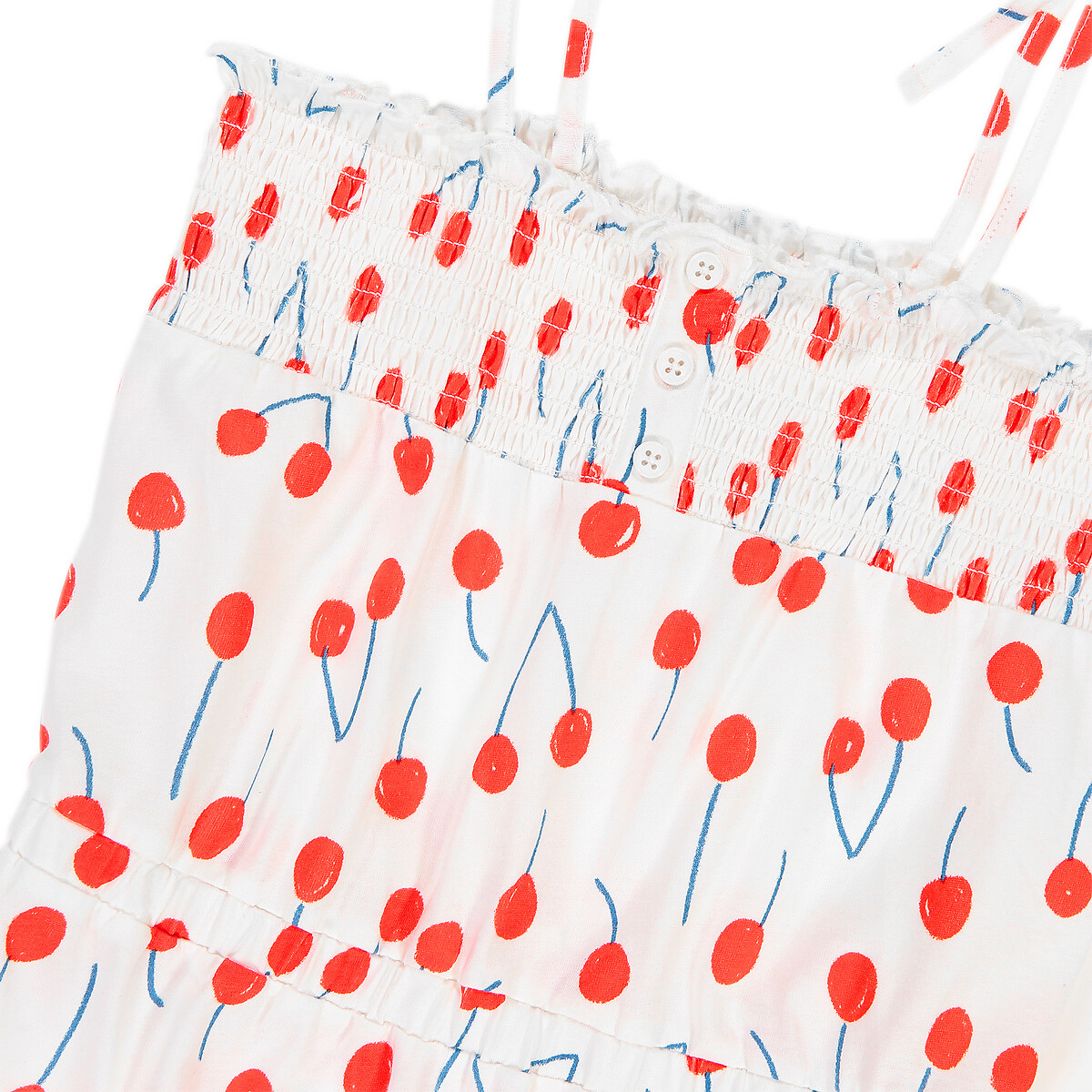 

Комбинезон LA REDOUTE COLLECTIONS, Белый, С принтом вишни 3-12 лет 7 белый