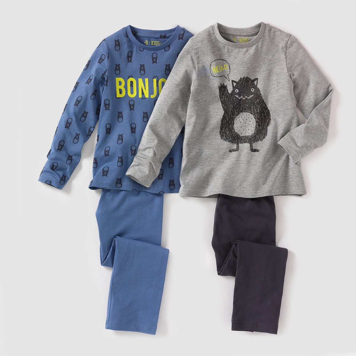 

Комплект из 2 пижам из джерси, 2-12 лет