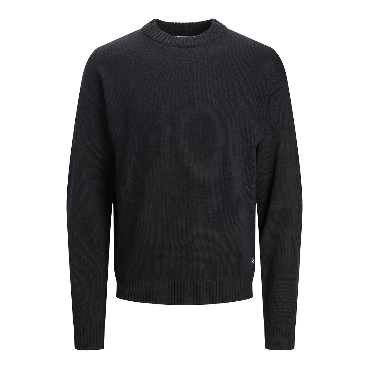 Пуловер С круглым вырезом Jjejack S черный LaRedoute, размер S - фото 5