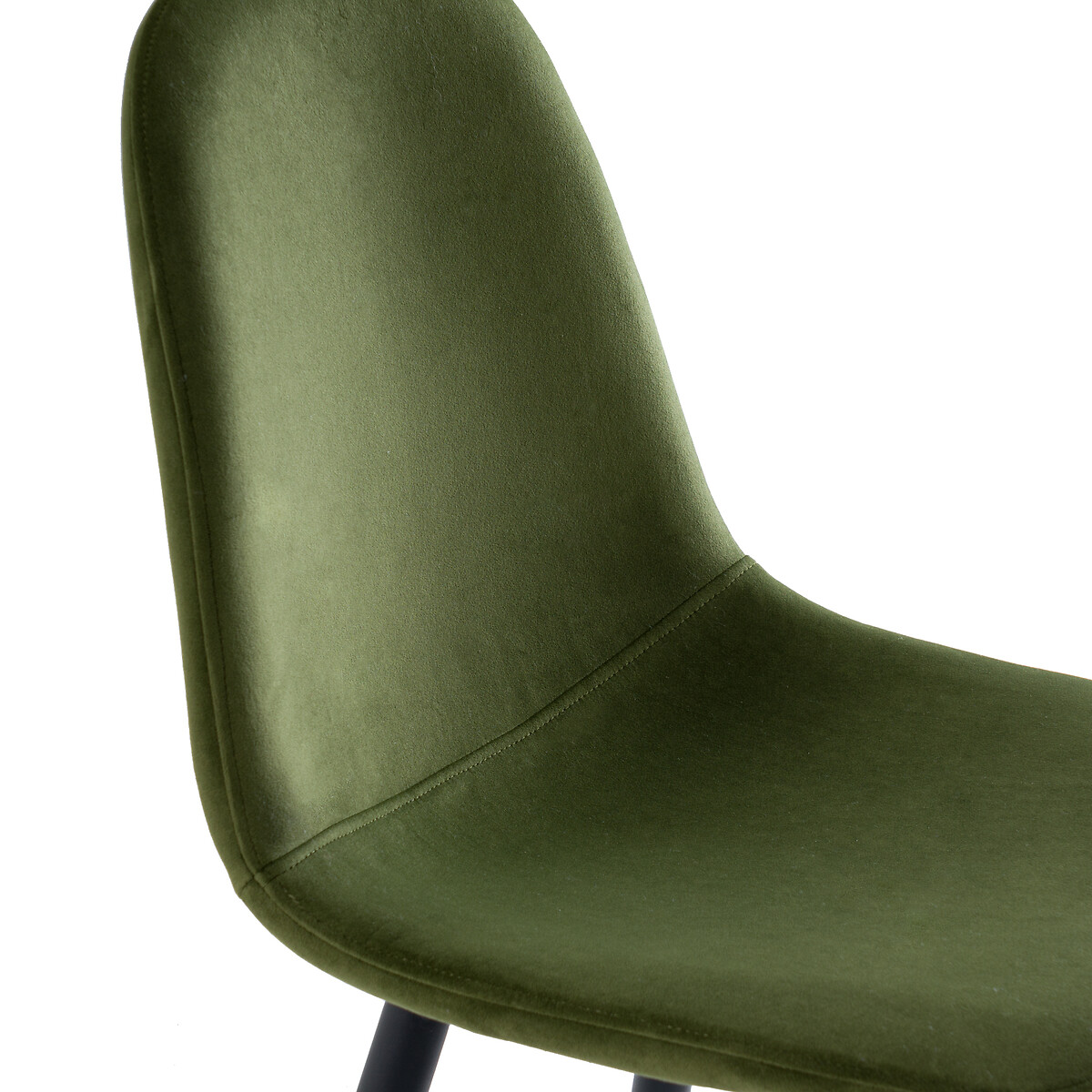 Комплект из двух стульев с LA REDOUTE INTERIEURS Обивкой из велюра Polina единый размер зеленый - фото 3