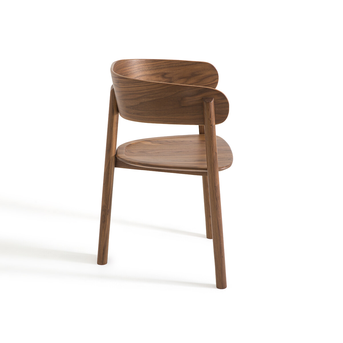 Кресло Для столовой из орехового дерева Marais дизайн Э Галлина единый размер каштановый LaRedoute - фото 3