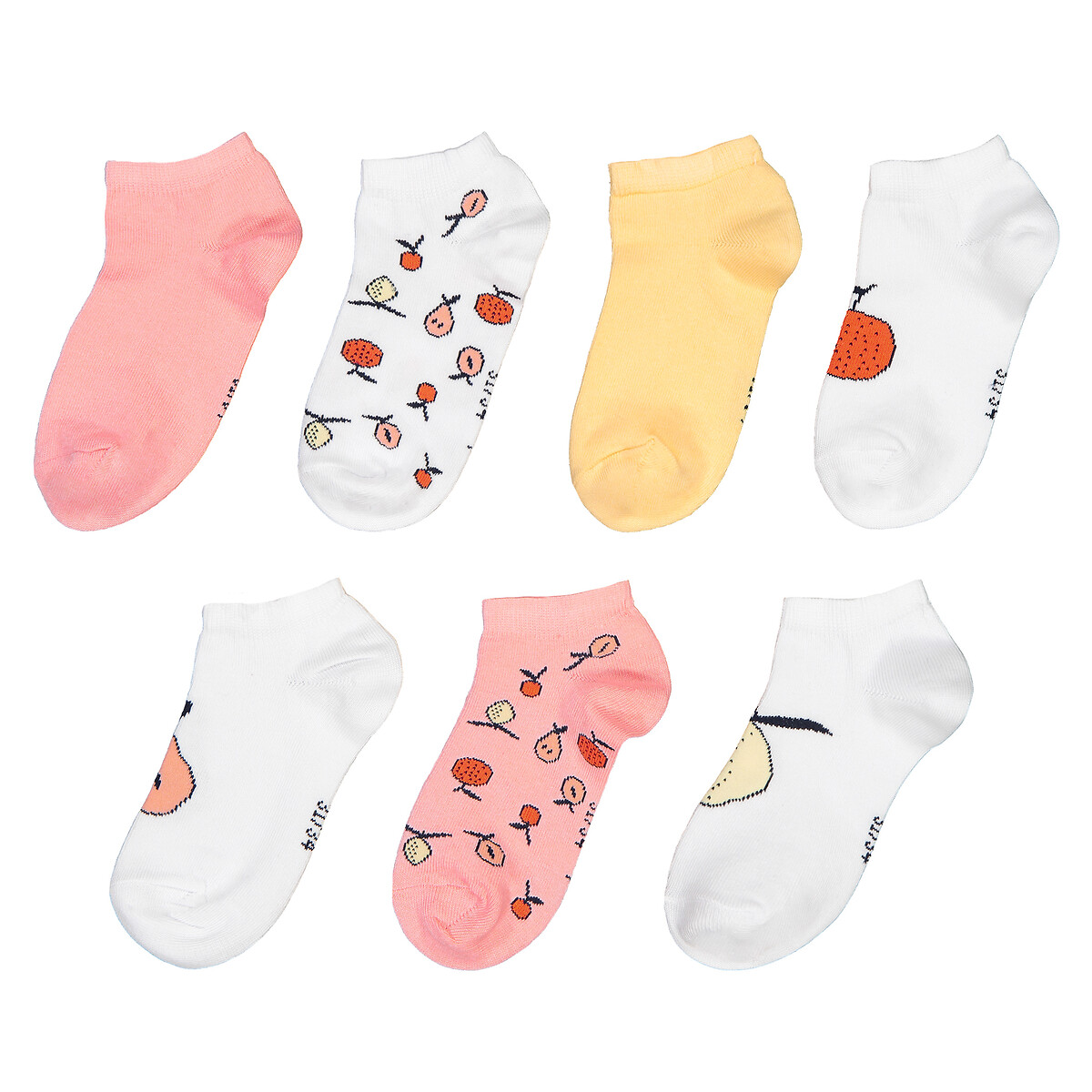 

Комплект из семи пар носков LA REDOUTE COLLECTIONS, Розовый, Комплект из семи пар носков Размеры 2326-3538 31/34 розовый