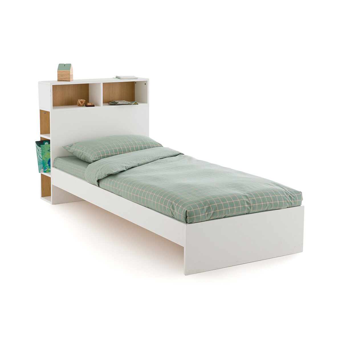 Кроватка детская с кроватным основанием BIFACE 90 x 190 см белый кровать детская с кроватным основанием zag 90 x 190 см зеленый