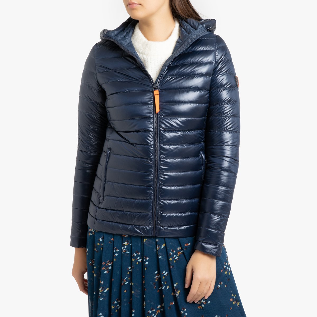 

Куртка La Redoute, Синий, Стеганая короткая с капюшоном FRANCINE SHINY 4(XL) синий