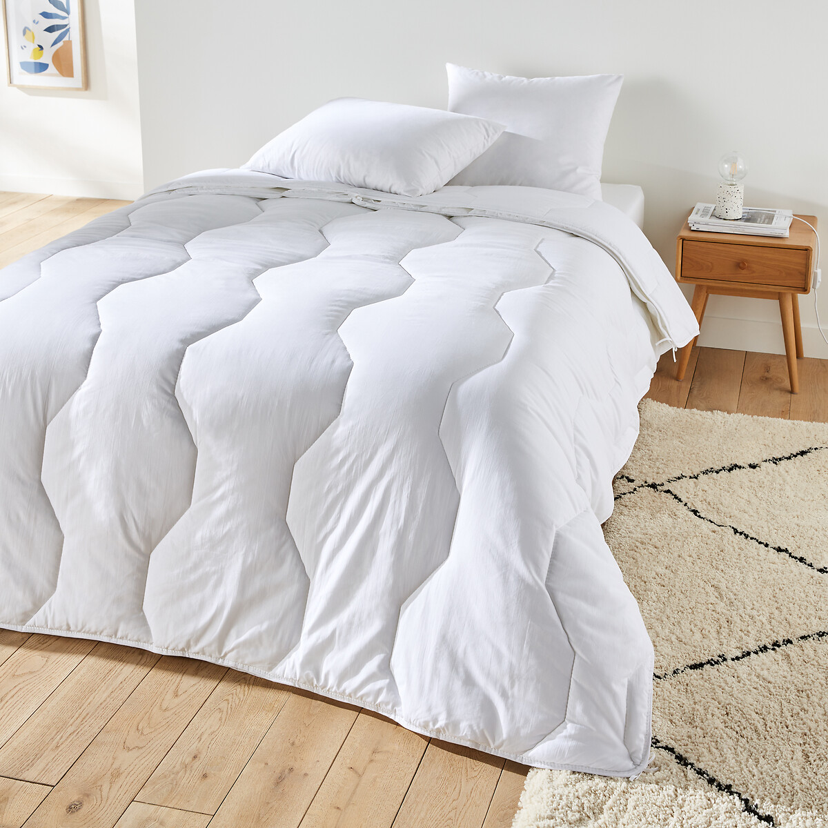 Одеяло 4 SAISONS - Дышащее и мягкое 240 x 220 см белый