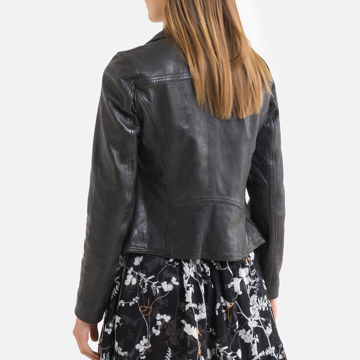 Куртка LaRedoute Короткая на молнии демисезонная модель S черный, размер S - фото 4